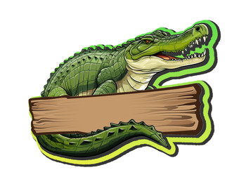 FD5044 3D Foil Gator Magnet