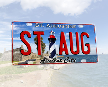 T003 License Plate St Augustine