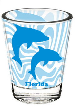M1068 Dolphin Shot Glass Florida