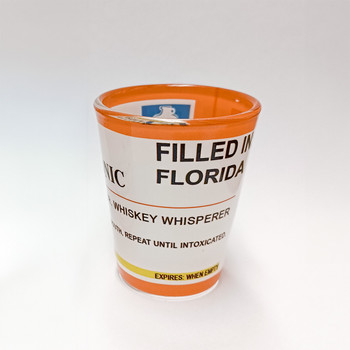 M1075 Pill Bottle Shot Glass Florida