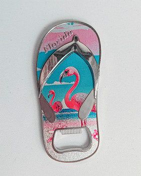 5018 Foil Flamingo Magnet Florida