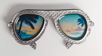 5265 3D Foil Magnet Sunglasses