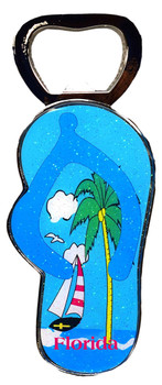 04 Florida Flip Flop Magnet Bottle Opener