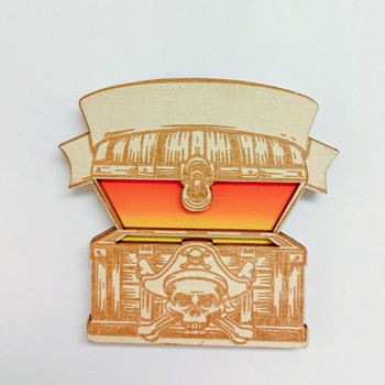 5275 Wood Magnet Pirate