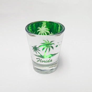 079 Silver Foil Shot Glass FL