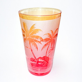 089 Glass Cup Flamingo