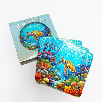 114 Coasters Turtle