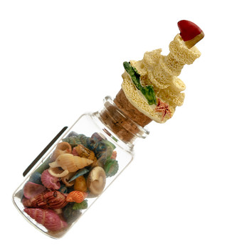 BMG Small Bottle Magnet Sand Castle