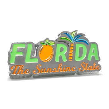 5296 Metal Florida Magnet Green