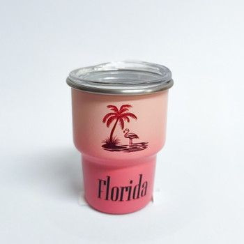20 Metal Shot Glass Flamingo FL