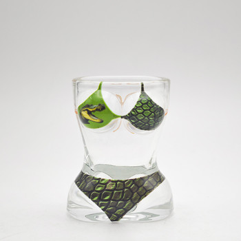 30 Glass Bathing Suit Shot Glass Gator
