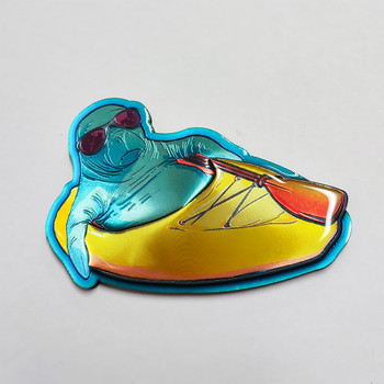 5292 Manatee Cool Guy MDF Magnet