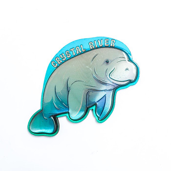 5045 3D Foil Manatee Magnet