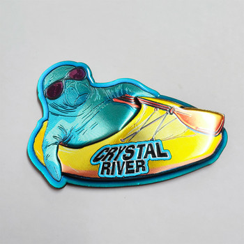 5292 Manatee Cool Guy MDF Magnet Crystal River