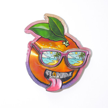 Cool Guy Florida Orange Magnet