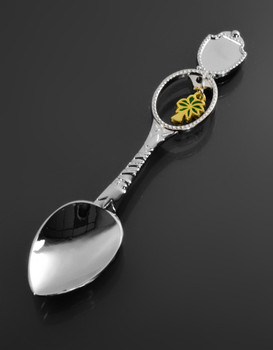 Shield Emblem w/ Palm Dangle Spoon 4 1/2?