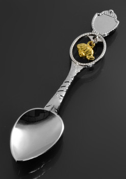 Shield Emblem w/ Manatee Dangle Spoon 4 1/2?