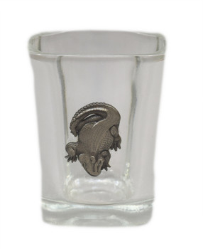 Gator Square Shot Glass 2 1/2"