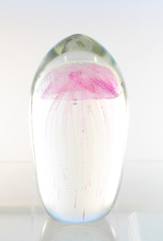 Glass Jellyfish 6 1/2?Pink