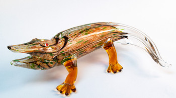 Glass Alligator 12"