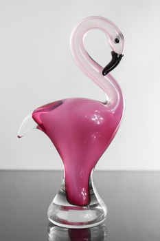 Glass Flamingo 7"