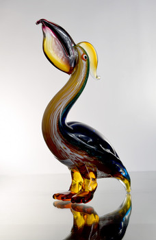 Glass Pelican 11"