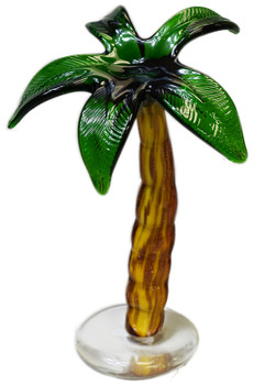 Glass Palm Tree 10"