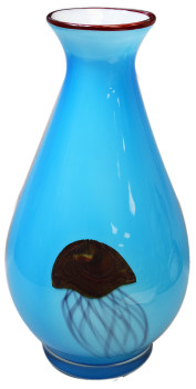 Glass Jellyfish Vase 15"