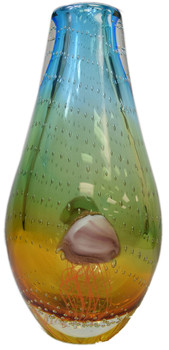 Glass Jellyfish Vase 12"