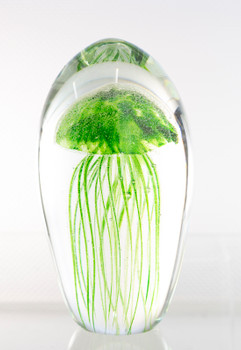 Glass Jellyfish Green 6 1/2?