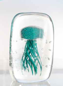 Blue Glass Jellyfish 5 1/2?