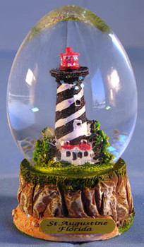 St. Augustine Lighthouse Egg Shaped Globe 45mm