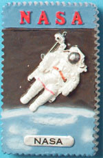NASA/Astro Stamp Magnet 3"
