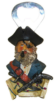 Pirate Bottle-Opener Magnets w/Name Drop 5"