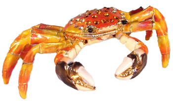 Jeweled "Crab" Box (Articulated) 4"