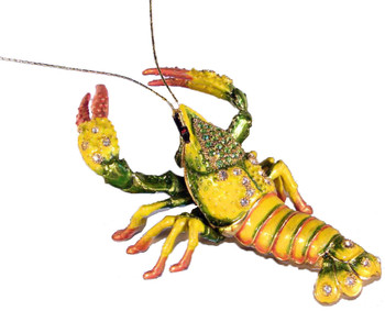 Jeweled "Lobster" Box 5 1/2"