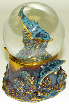 Electroplated Dolphin Globe 65mm