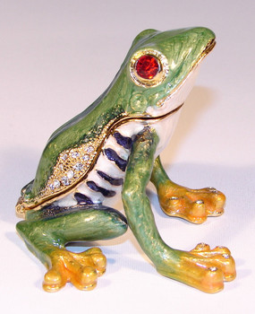 Jeweled "Tree Frog" Box 2"