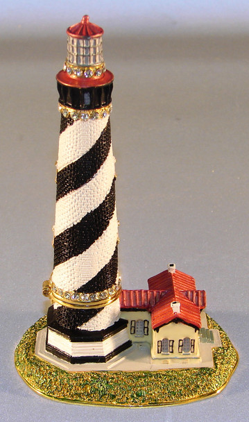 Jeweled "St. Augustine Lighthouse" Box 4 1/4"