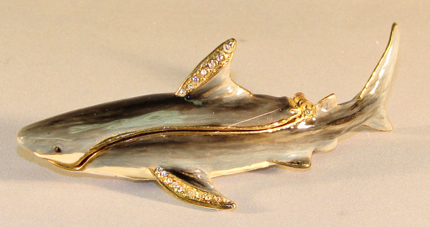 Jeweled "Shark" Box 4"