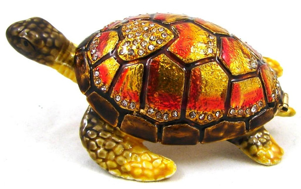 Jeweled "Sea Turtle" Box 3"