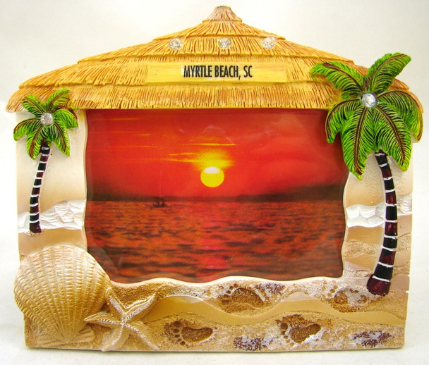 Pic Frame Palmtree 3 1/4" X 5"