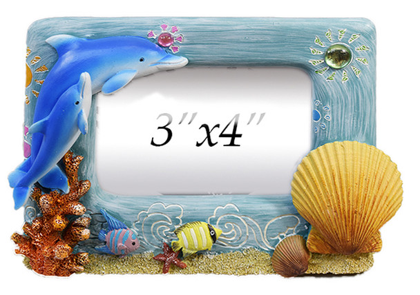 Dolphin Photo Frame 4" X 6"