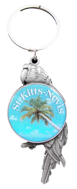 Parrot 30mm Emblem Keychain 2 1/2"