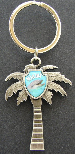 Palm Tree K/C w/Shiled 3 1/4"