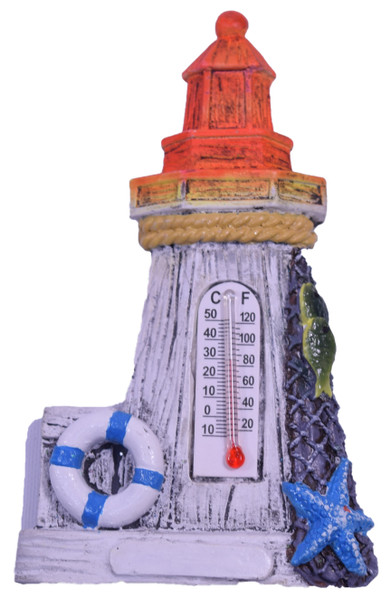 Seahorse Magnet with Thermometer 3"