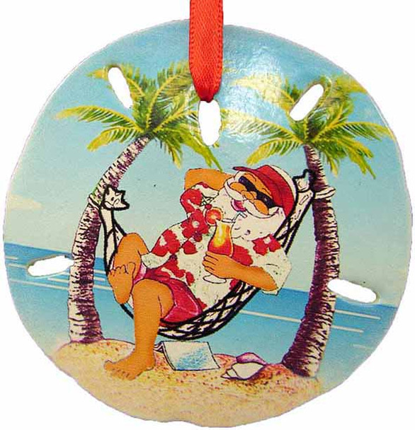 Christmas Sand Dollars - Santa Hammock 3"