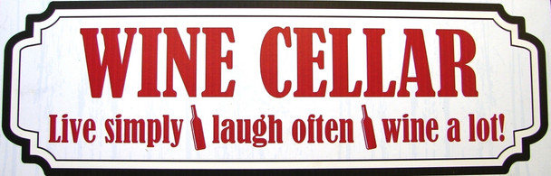 Wine Cellar 15" X 6"