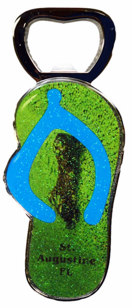 Bottle Opener Magnet - Gator 4"