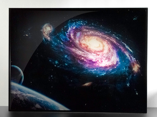 Space Glass Wall Art